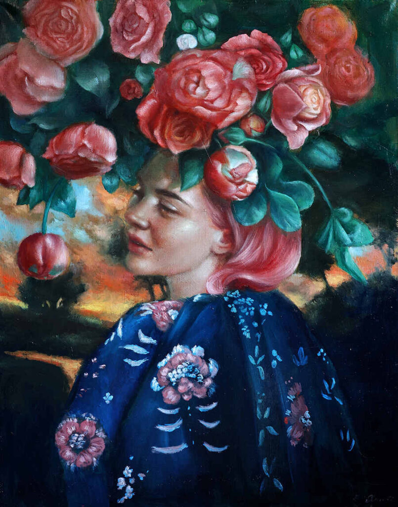 Emmi-Mustonen-crimson-blossoms-and-tangerine