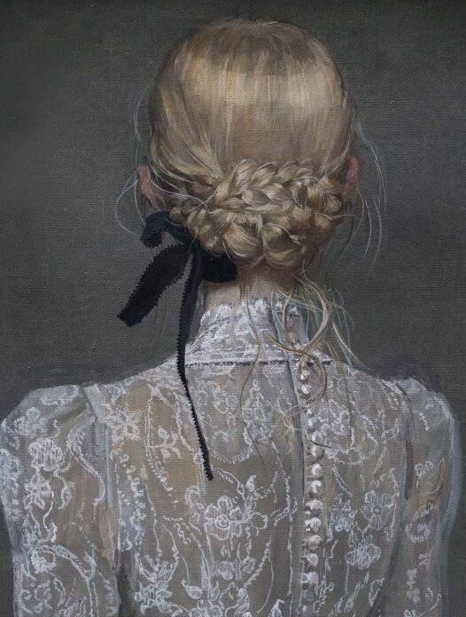 Dongni Hou - The peace I have now is worth everything I lost - figurative painting