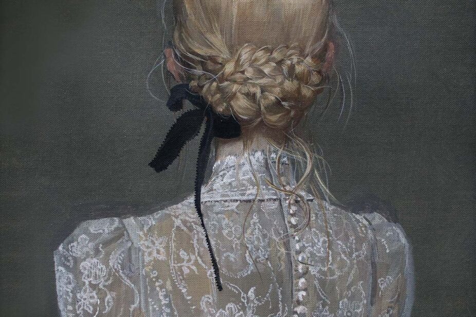 Dongni Hou - The peace I have now is worth everything I lost - figurative painting