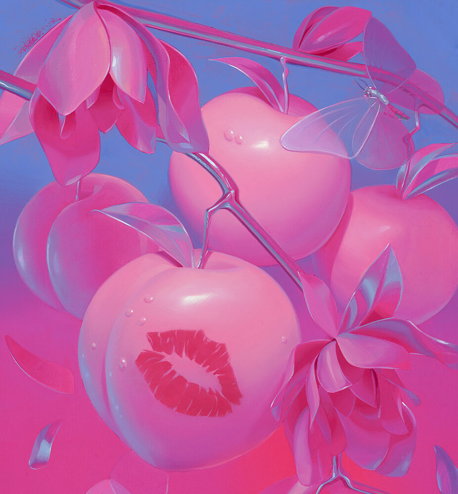 Megan Ellen MacDonald - Soft_Edge_Sharp_Curve - surreal painting L