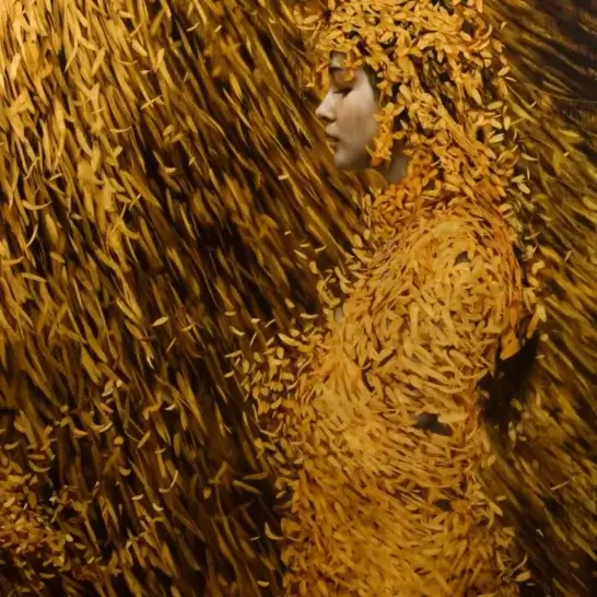 Brad Kunkle - Cocoon - figurative painting