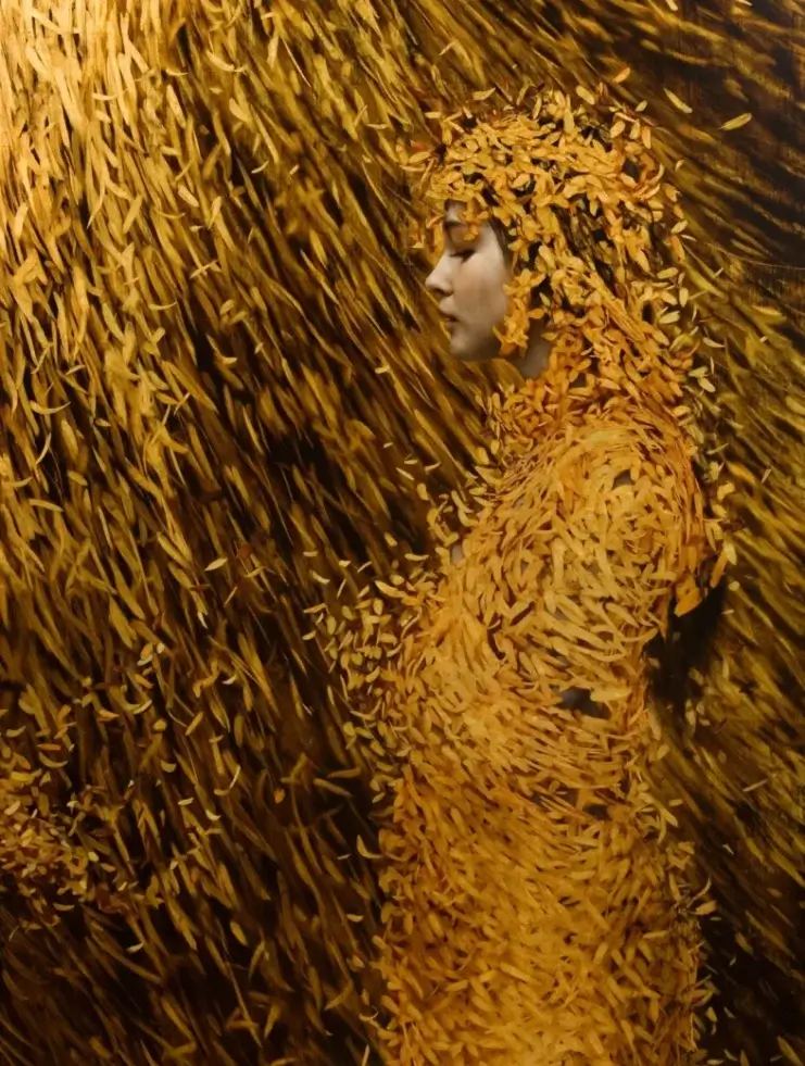 Brad Kunkle - Cocoon - figurative painting
