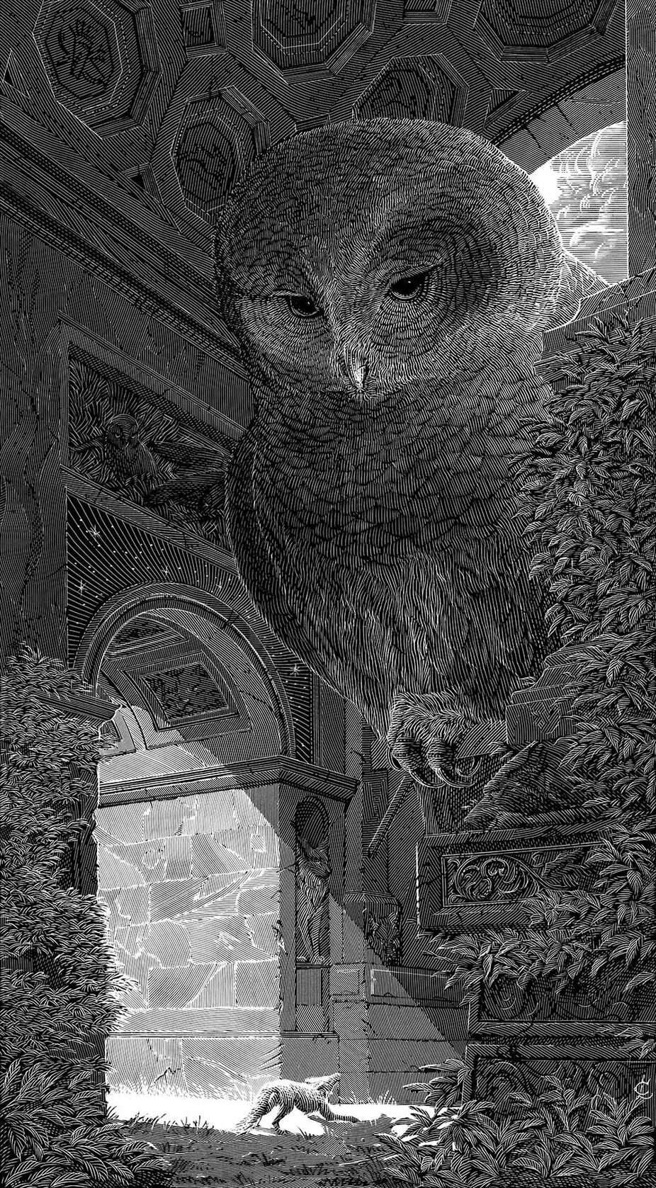 Calvin Laituri - etching