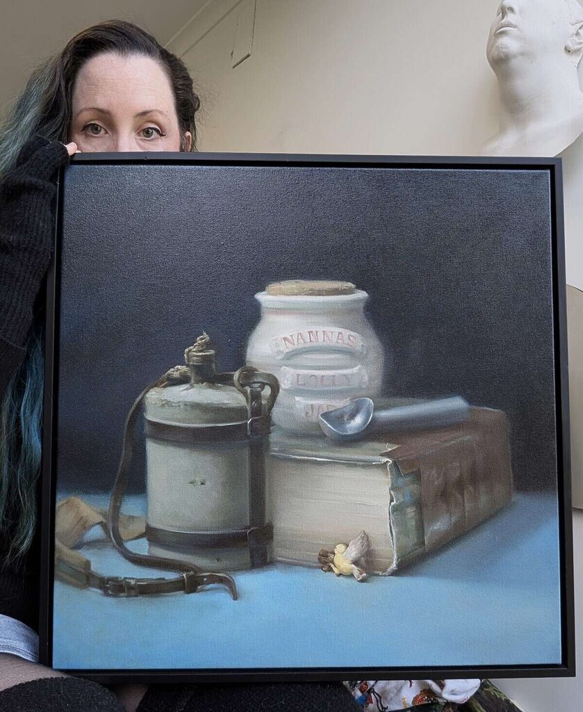 Liz Gridley-relics-painting-solo