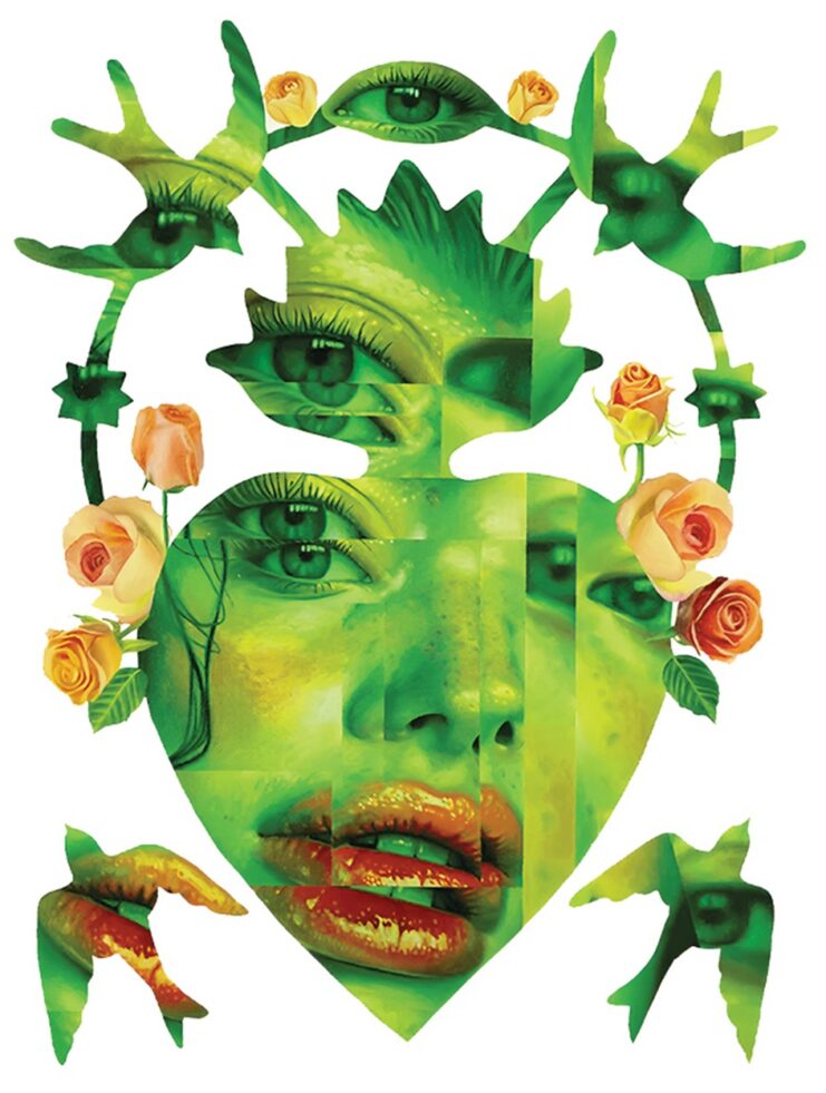 Vanessa Michiels Sacred Heart - surreal painting