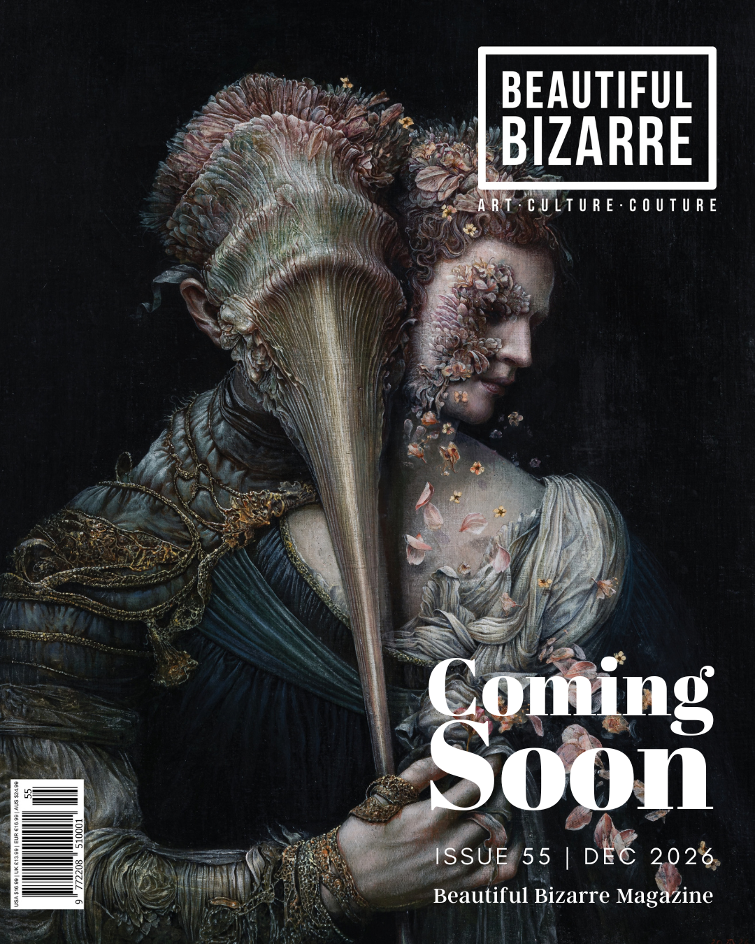 Beautiful Bizarre art magazine - Issue 55 preorder - cover by Agostino Arrivabene
